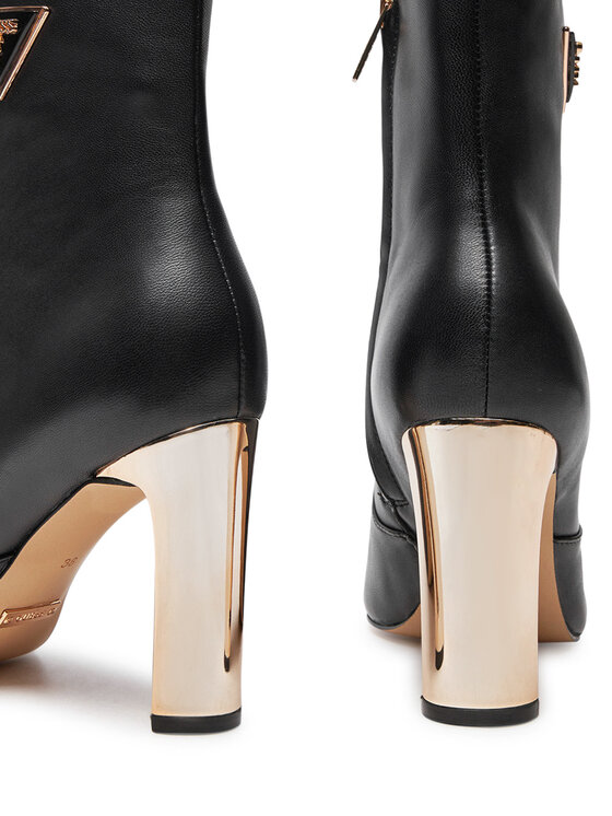 Guess Μποτάκια Guess Caitte FLDCAT LEA10 Μαύρο