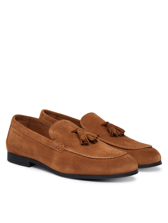 Tommy Hilfiger Loafersy Tommy Hilfiger Flex Tassel FM0FM05940 Brązowy