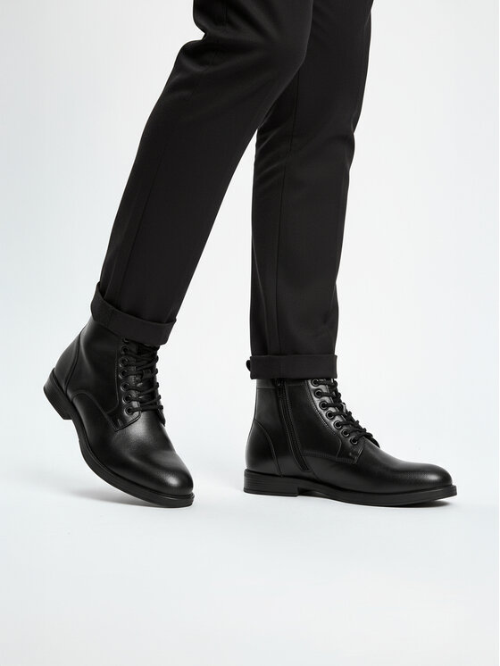 Lanetti Šnurovacia obuv Lanetti CEO-STERN-01S MI08 Čierna