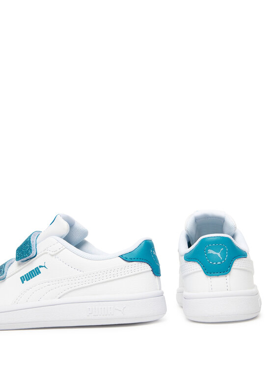 Puma Снікерcи Puma Smash 3.0 L Glitter Velcro V Inf 395610 08 Білий