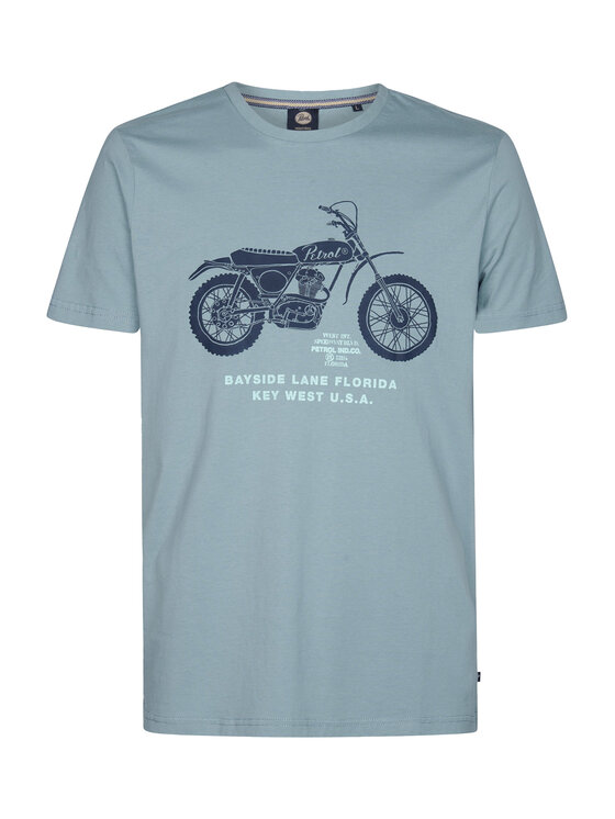 Petrol Industries Petrol Industries Camiseta M-1050-TSR707 Azul Regular Fit