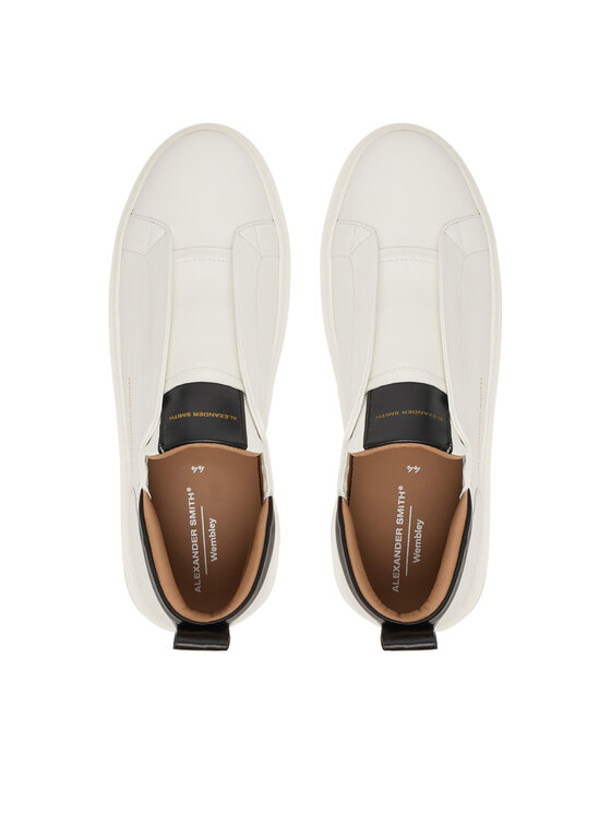 Alexander Smith Снікерcи Alexander Smith Wembley Man Slip-On ASBDWLM 2384 Білий