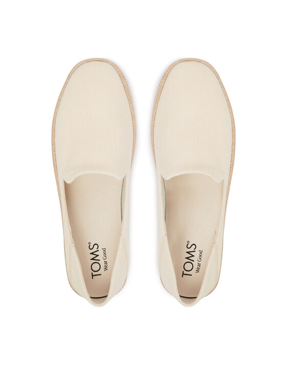 Toms Еспадрильї Toms Carolina 10020991 Світло-бежевий