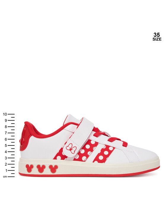 adidas Sneakersy adidas Adidas Disney Minnie Mouse Grand Court Shoes Kids KI9185 Biały