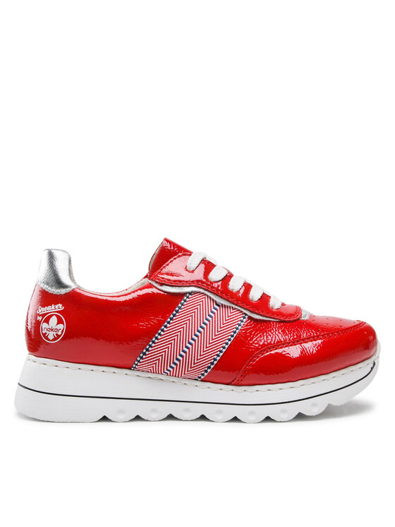 Rieker Superge Rieker L3317-33 Rdeča