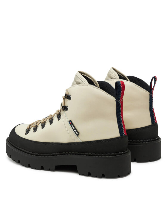 Tommy Jeans Pohodni čevlji Tommy Jeans Tjm Hiking Boot Wl EM0EM01491 Écru
