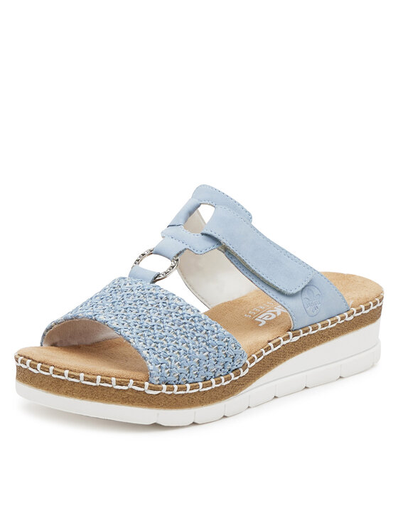 Rieker Nazouváky Rieker V1243-10 Modrá