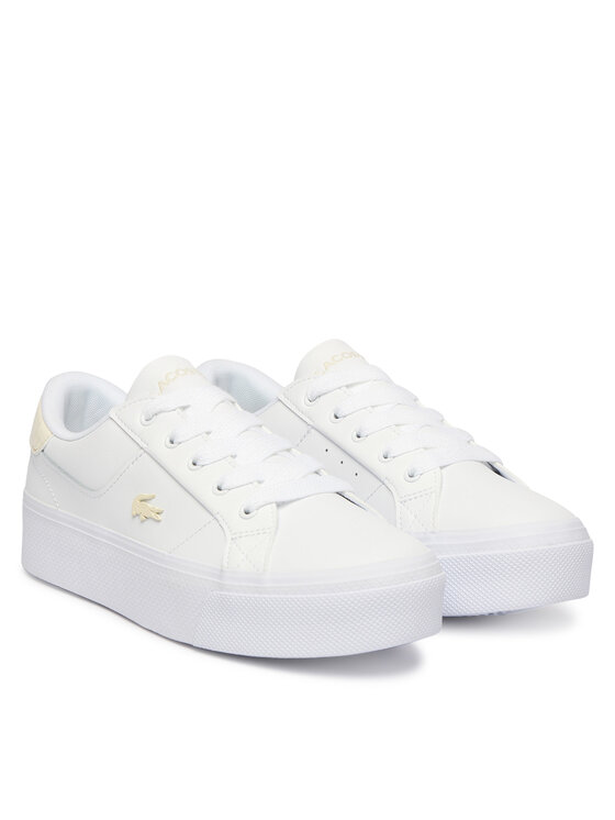 Lacoste Снікерcи Lacoste Ziane Platform 50CFA0033 Білий