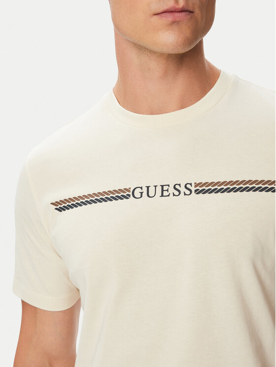 Guess Guess Camiseta Z6BI05 K6536 Crema Regular Fit