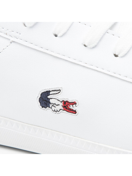 Lacoste Snīkeri Lacoste Graduate Tri1 Sma 7-39SMA0027407 Balts