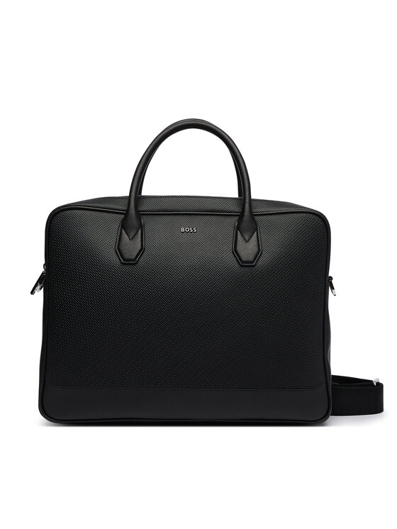 BOSS Torba na laptopa BOSS 50573486 Czarny
