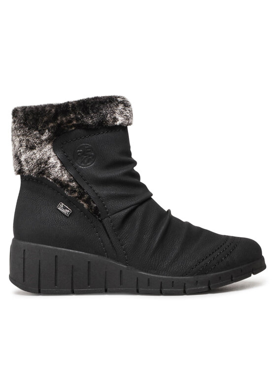 Rieker Botine Rieker Y1361-00 Negru