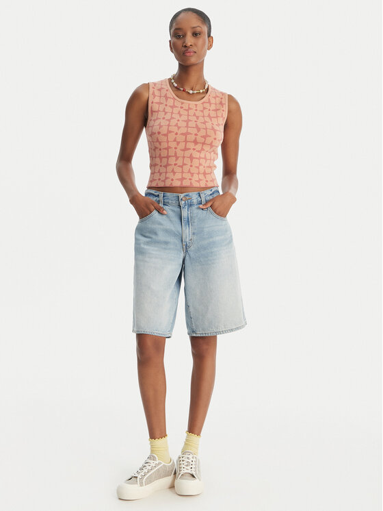 RVCA RVCA Top Shiver 23B071504 Rosa Slim Fit