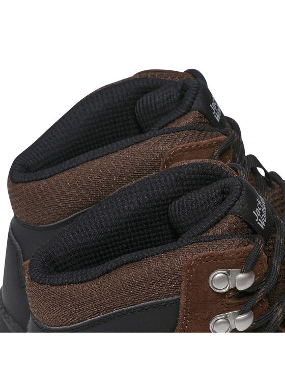 Jack Wolfskin Trekingová obuv Jack Wolfskin Refugio Texapore Mid M 4049841 Hnědá