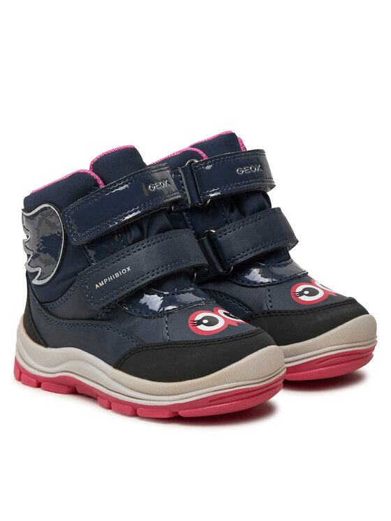 Geox Škornji za sneg Geox B Flanfil Girl B Abx B463WA 054FU C4268 M Mornarsko modra