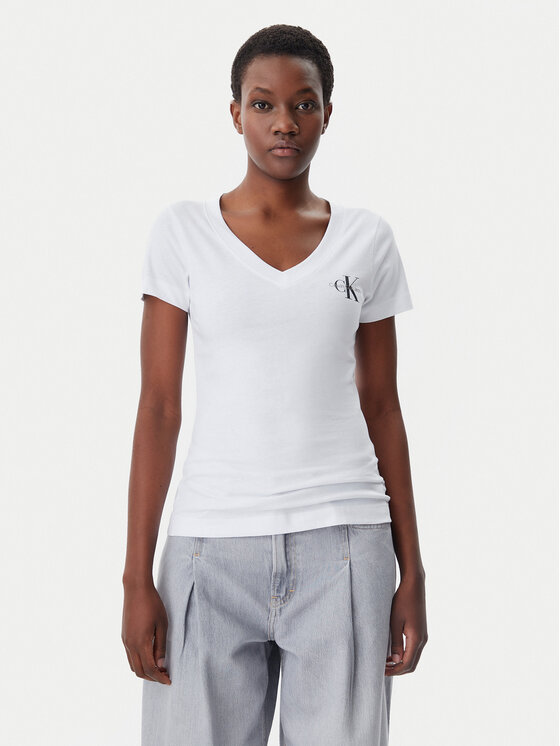 Calvin Klein Jeans Calvin Klein Jeans Komplet t-shirt majic﻿ J20J223447 Bela Regular Fit
