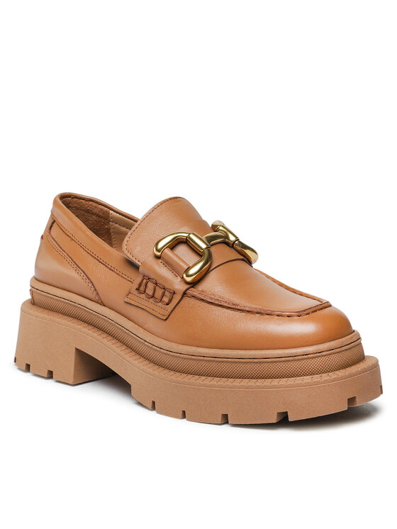 GINO ROSSI Loafers Gino Rossi 222FW107 Καφέ