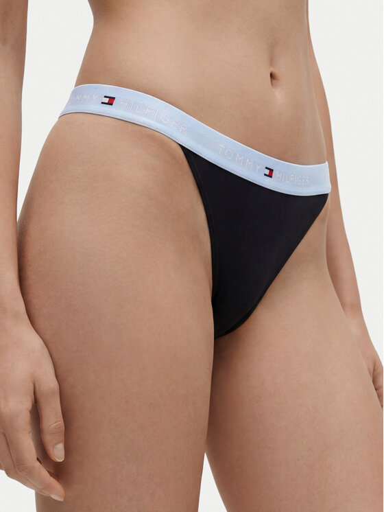 Tommy Hilfiger Tommy Hilfiger Conjunto de tangas UW0UW06518 Negro
