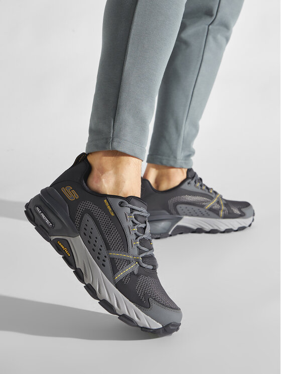 Skechers Snīkeri Skechers Max Protect 237303/BKCC Pelēks