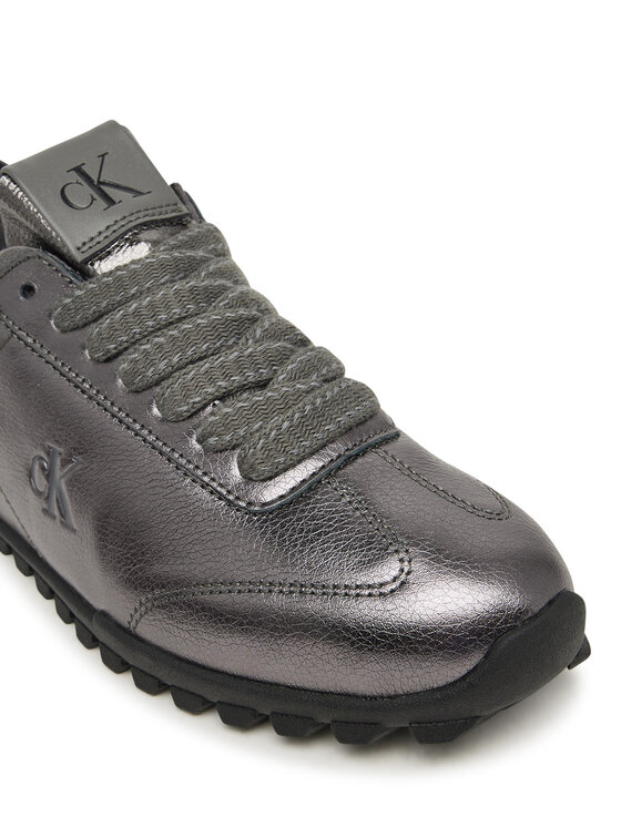 Calvin Klein Laisvalaikio batai Calvin Klein Low Profile Sneaker Met HW0HW03305 Pilka