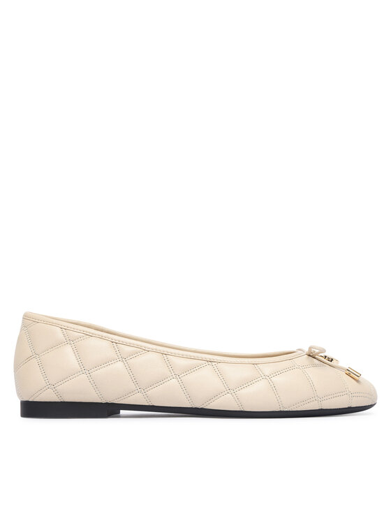 Tommy Hilfiger Balerinke Tommy Hilfiger Charm Quilted Ballerina FW0FW09503 Svijetlo bež