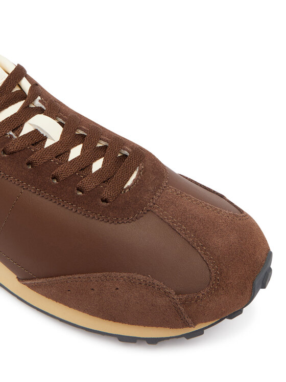 Tommy Jeans Sneakersy Tommy Jeans Tjm Retro Runner Archive Mix Mat EM0EM01763 Hnědá