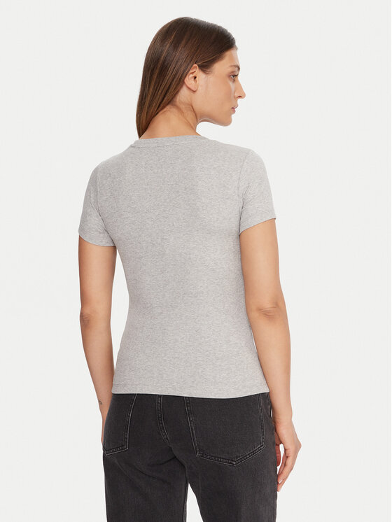 Guess Jeans Guess Jeans Camiseta W5BP45 KA0H1 Gris Slim Fit