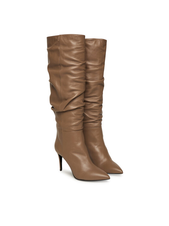 Pollini Čižmy Pollini SA26038M0NTE0135 Hnedá