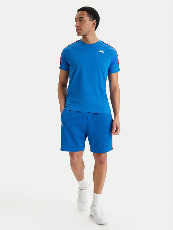 Kappa Kappa Camiseta Banda Coen 303UV10 Azul Slim Fit