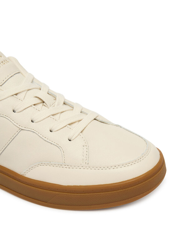Tommy Hilfiger Sneakers Tommy Hilfiger Th Heritage Court Sneaker Ltr FW0FW09028 Écru