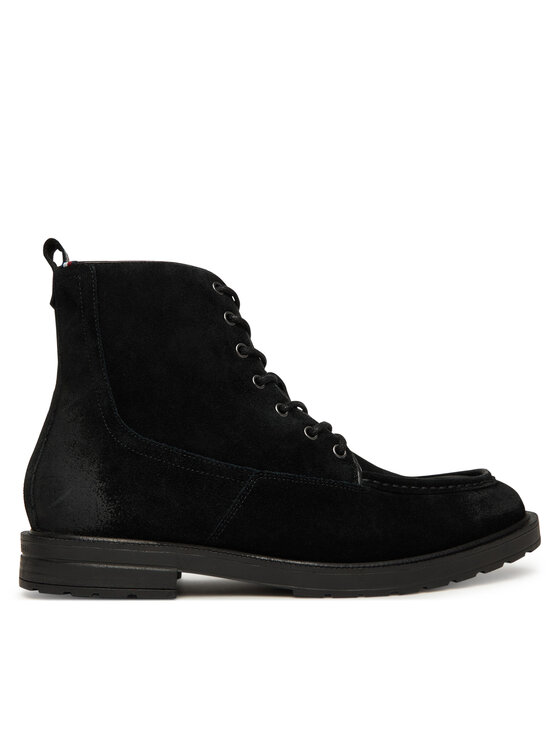 Tommy Hilfiger Kotníková obuv Tommy Hilfiger Cleated W Moc FM0FM05599 Černá