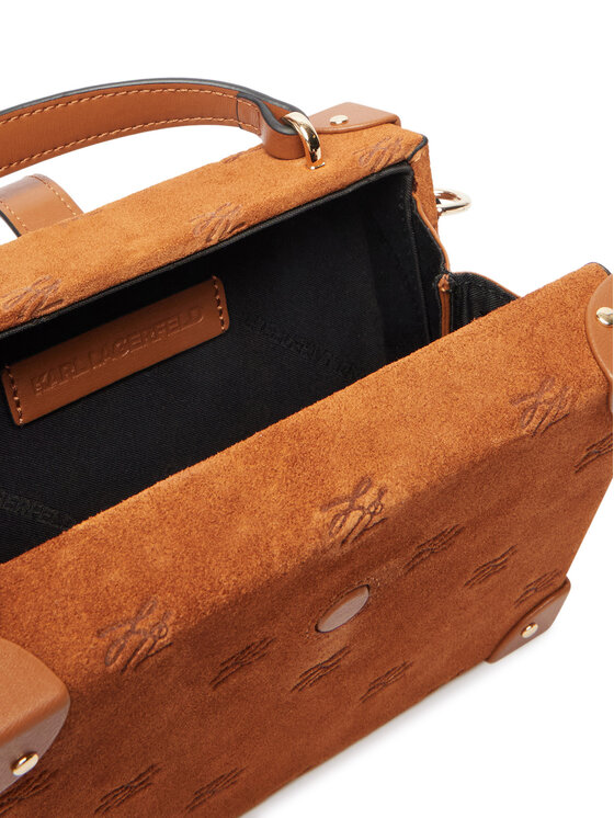 KARL LAGERFELD Ročna torba KARL LAGERFELD B1W30266 Rjava