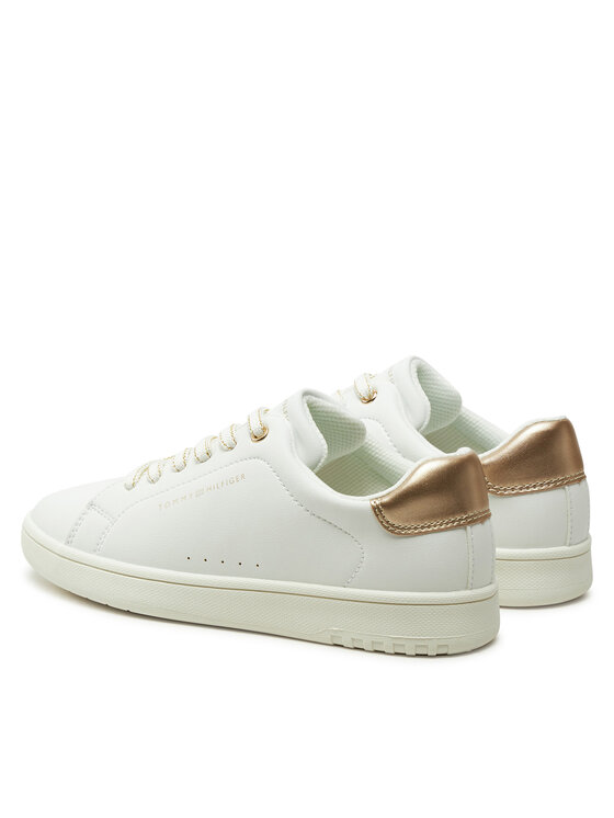 Tommy Hilfiger Sneakersy Tommy Hilfiger Low Cut Lace-Up Sneaker T3A9-33736-1355 S Biały