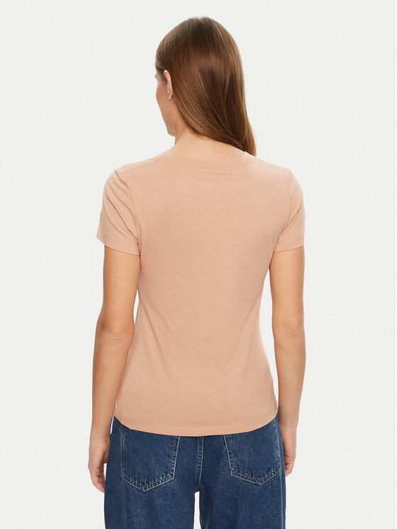 Calvin Klein Jeans Calvin Klein Jeans Marškinėliai Institutional Graphic J20J224990 Oranžinė Slim Fit