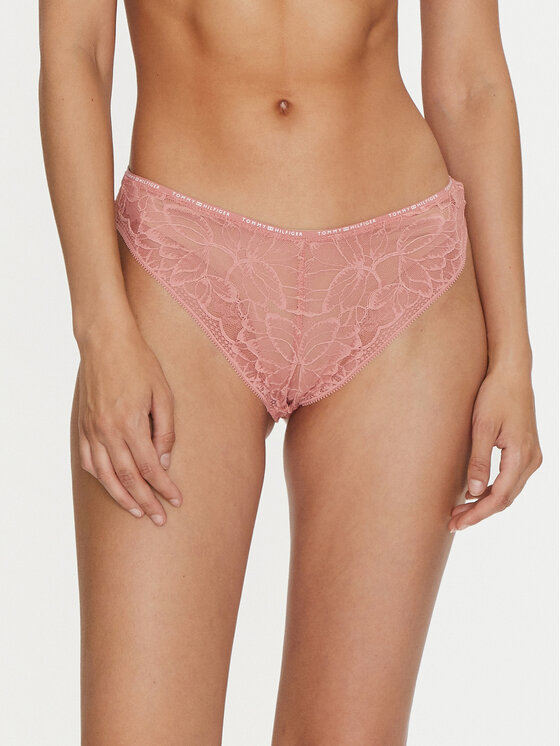 Tommy Hilfiger Tommy Hilfiger Braziliškos kelnaitės UW0UW05247 Rožinė