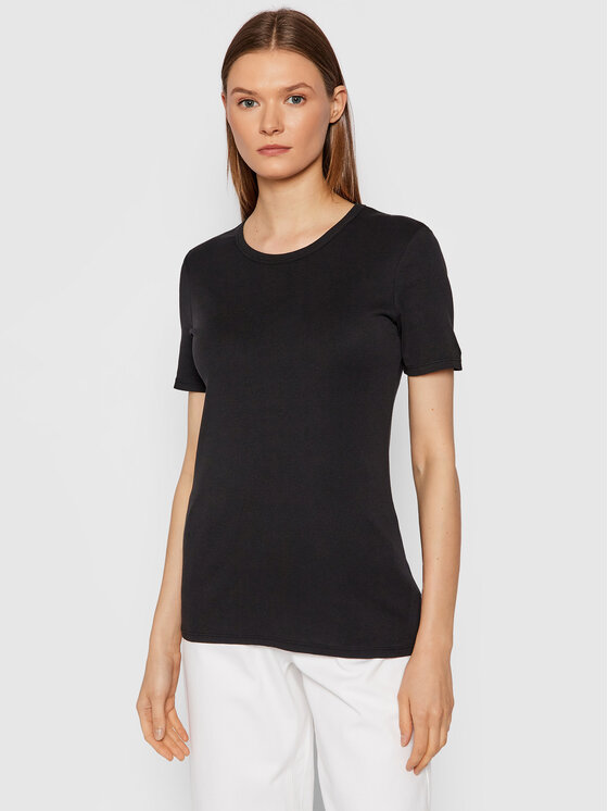 United Colors Of Benetton United Colors Of Benetton T-shirt 3GA2E16A0 Nero Regular Fit