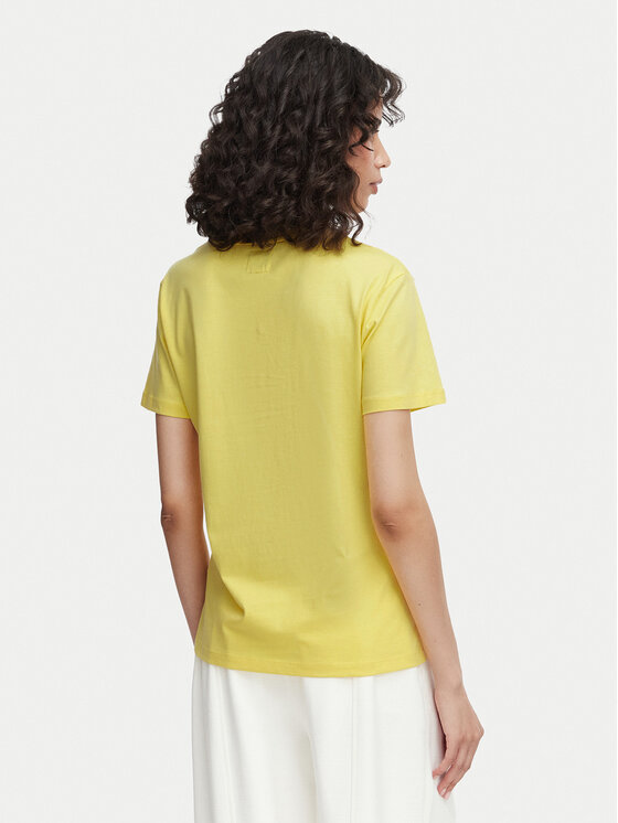Beverly Hills Polo Club Beverly Hills Polo Club Camiseta P-SS26W-TS5165188 Amarillo Regular Fit