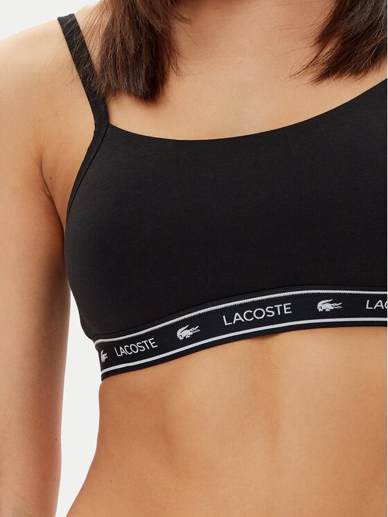 Lacoste Lacoste Top de sujetador IF8166 Negro