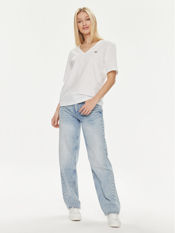 Lacoste Lacoste Футболка TF7300 Білий Regular Fit