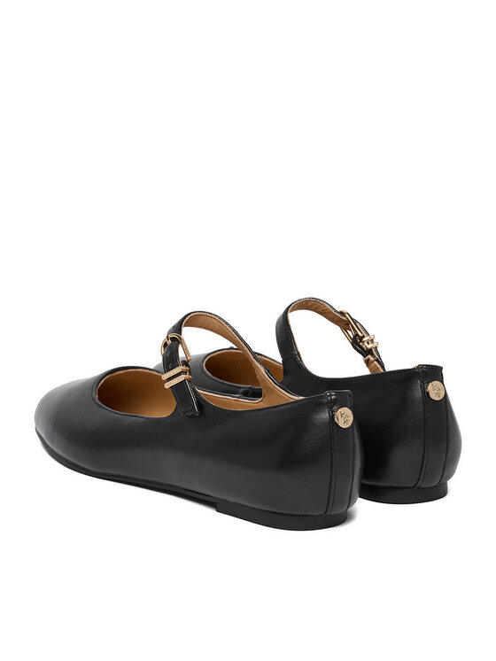 U.S. Polo Assn. Балеринки U.S. Polo Assn. EO-SVEVA001W/GL1 Черен