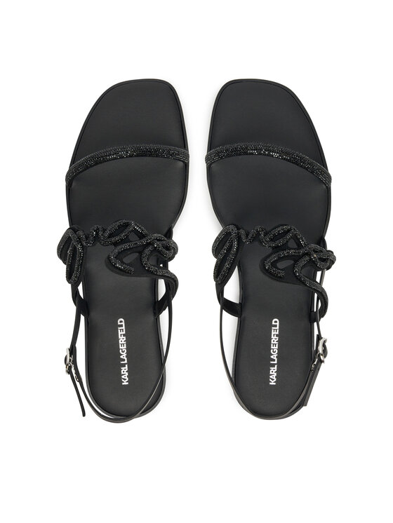 KARL LAGERFELD Босоніжки KARL LAGERFELD Olympia KL87425 Чорний