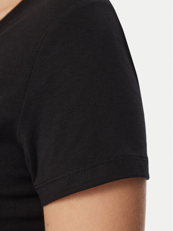 Guess Guess Camiseta W6BI26 K6047 Negro Regular Fit