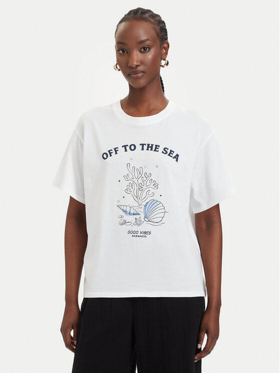 ONLY ONLY T-Shirt Celine 15374989 Λευκό Regular Fit