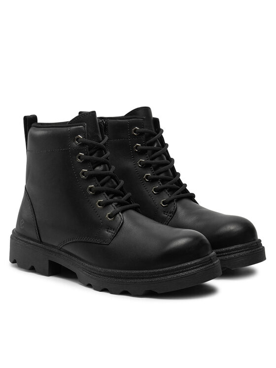 ECCO Šnurovacia obuv ECCO Grainer K 72822301001 Čierna