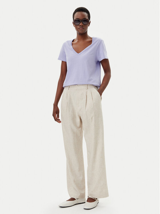 Gap Gap Camiseta 723631-00 Violeta Regular Fit
