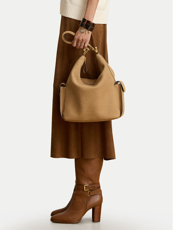 LAUREN RALPH LAUREN Τσάντα LAUREN RALPH LAUREN 431P18458001 Ανοιχτό καφέ