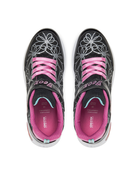 Geox Sneakersy Geox J Assister G. A  J26E9A 0BLKN C0922 DD Černá