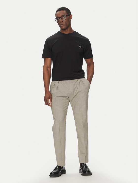 Liu Jo Liu Jo Футболка QA5174 J4805 Чорний Regular Fit
