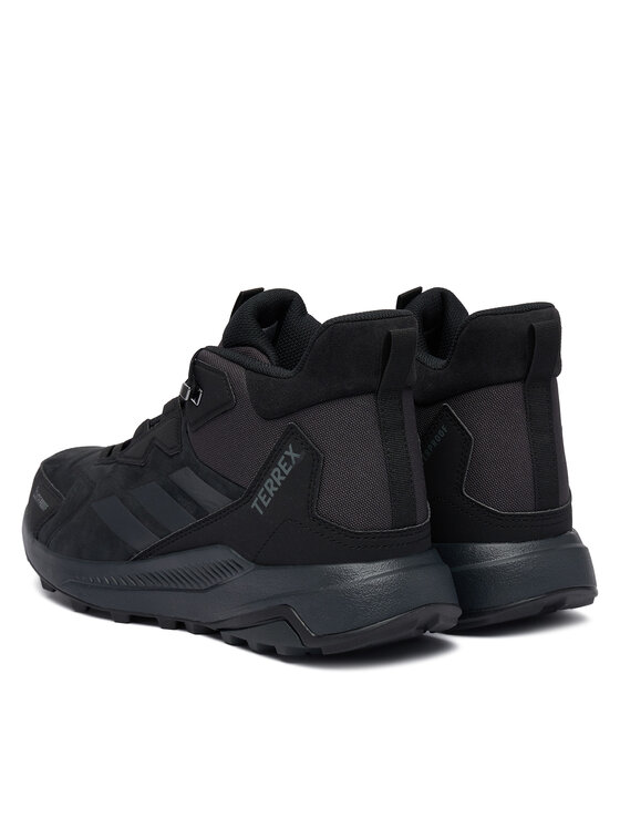 adidas Trekkingi adidas Terrex Anylander Leather Mid Climaproof Hiking Shoes KH8875 Czarny
