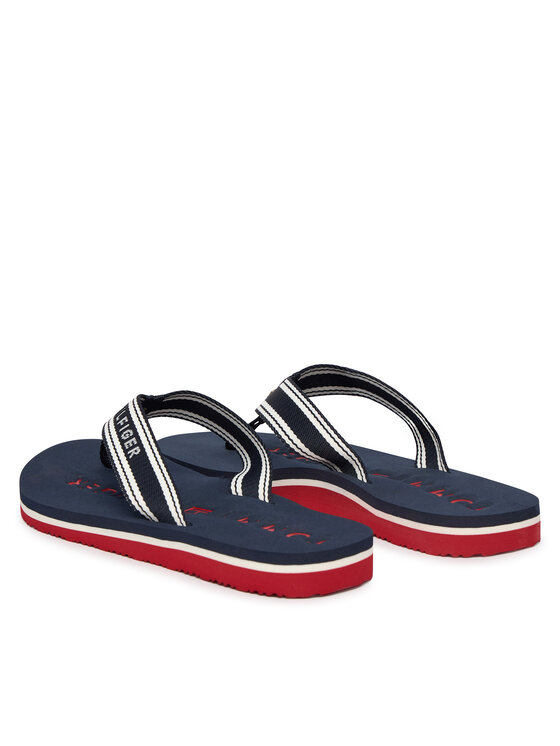 Tommy Hilfiger Flip flop Tommy Hilfiger Th Webbing Summer Sandal FW0FW09193 Bleumarin